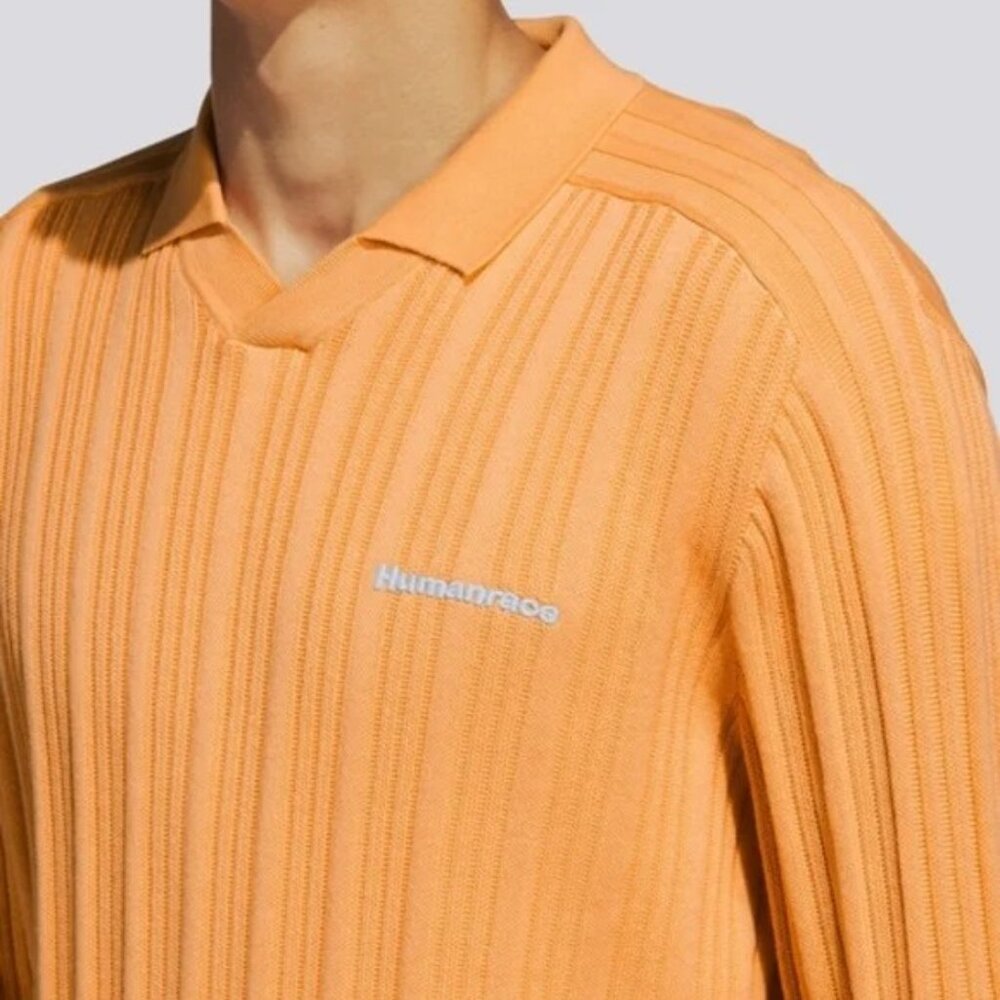 NWT ADIDAS X PHARRELL WILLIAMS x Humanrace KNIT LONG SLEEVE JERSEY 'HAZY ORANGE' - Picture 3 of 9